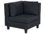 Corner Seat UNSTAD Fabric Black