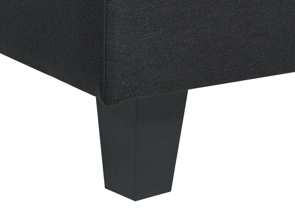 Corner Seat UNSTAD Fabric Black