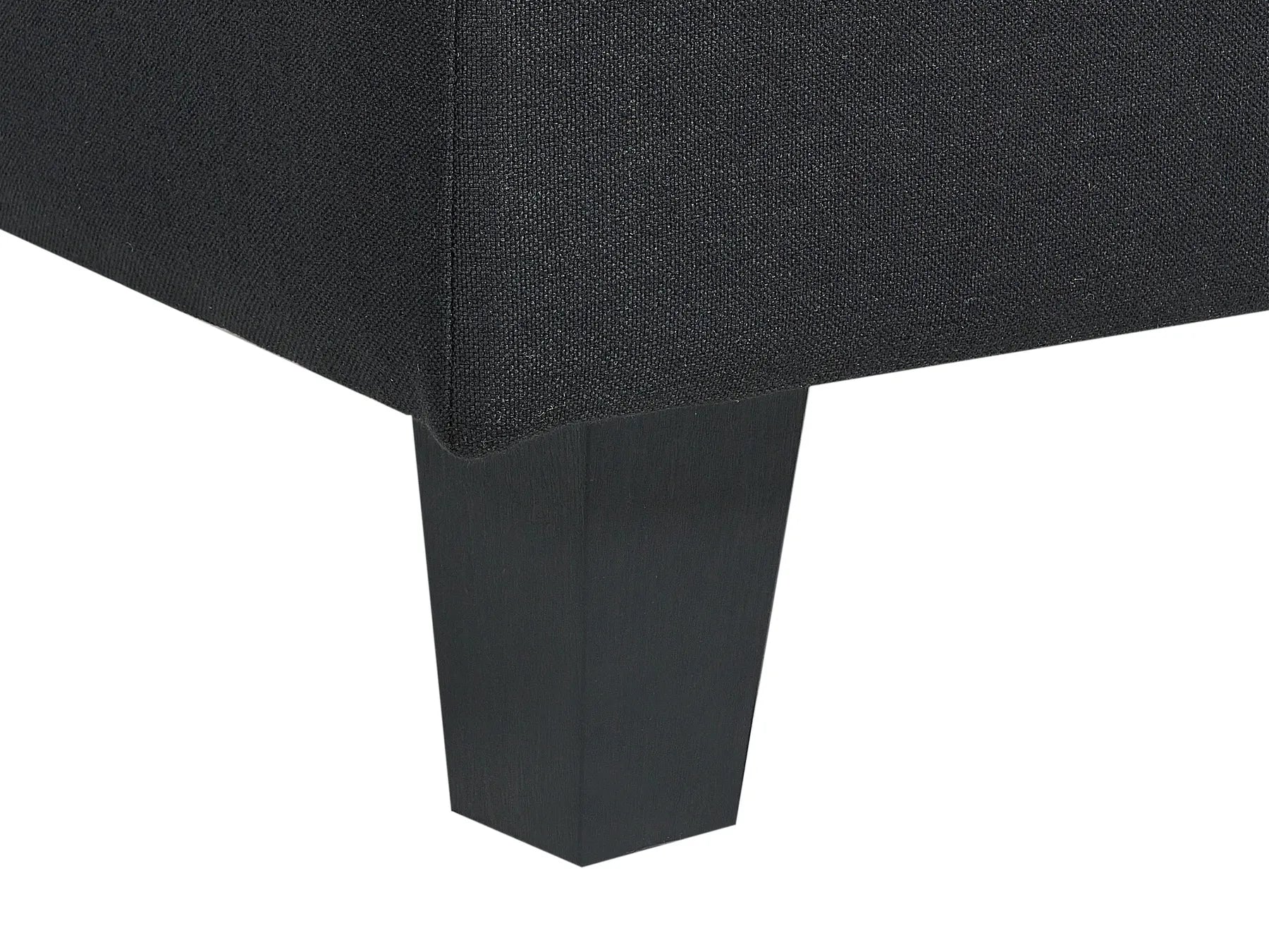 Corner Seat UNSTAD Fabric Black