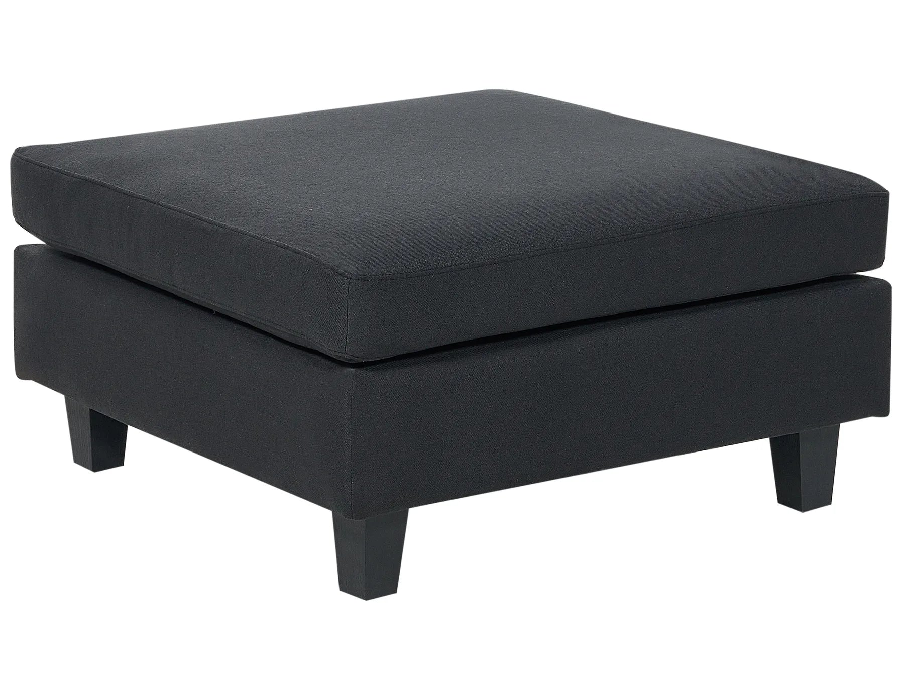Ottoman UNSTAD Fabric Black