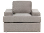 Living Room Set 4 Seater ALLA Fabric Taupe