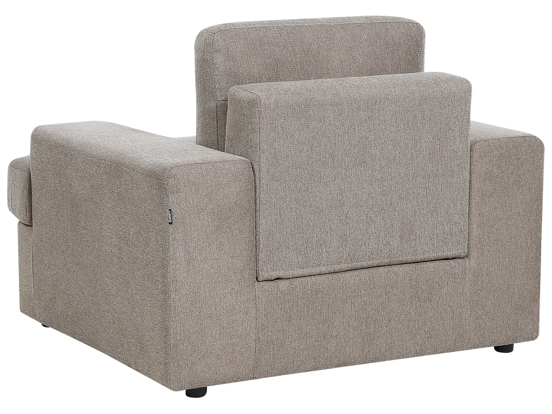 Living Room Set 4 Seater ALLA Fabric Taupe