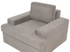 Living Room Set 4 Seater ALLA Fabric Taupe