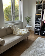 Left-Hand Chaise Lounge MIRAMAS Velvet Beige