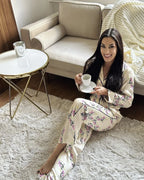 Left-Hand Chaise Lounge MIRAMAS Velvet Beige