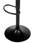 Set of 2 Bar Chairs PEORIA Faux Leather Swivel Golden Brown