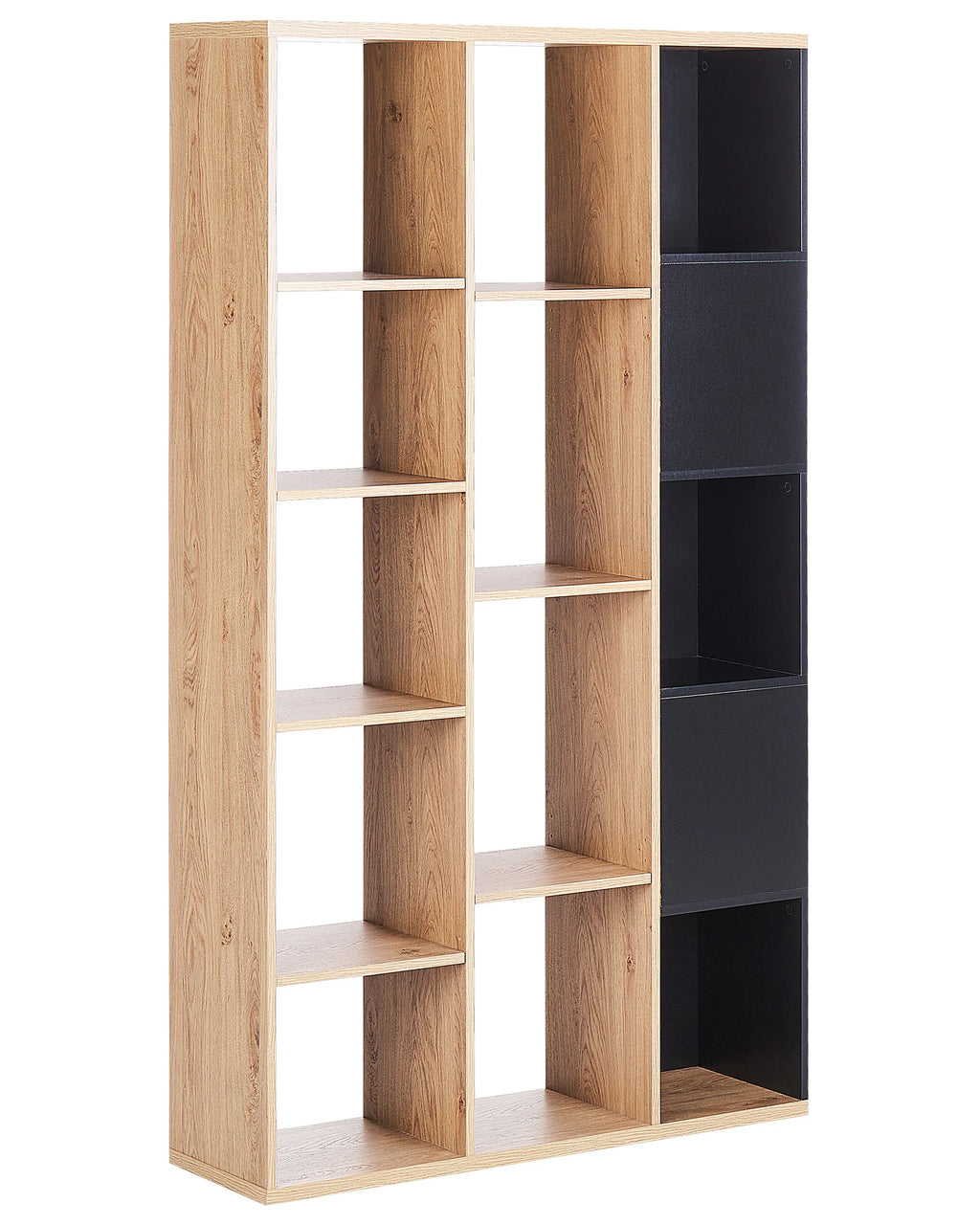 Bookcase BANGOR 175 cm Brown/ Black