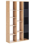 Bookcase BANGOR 175 cm Brown/ Black