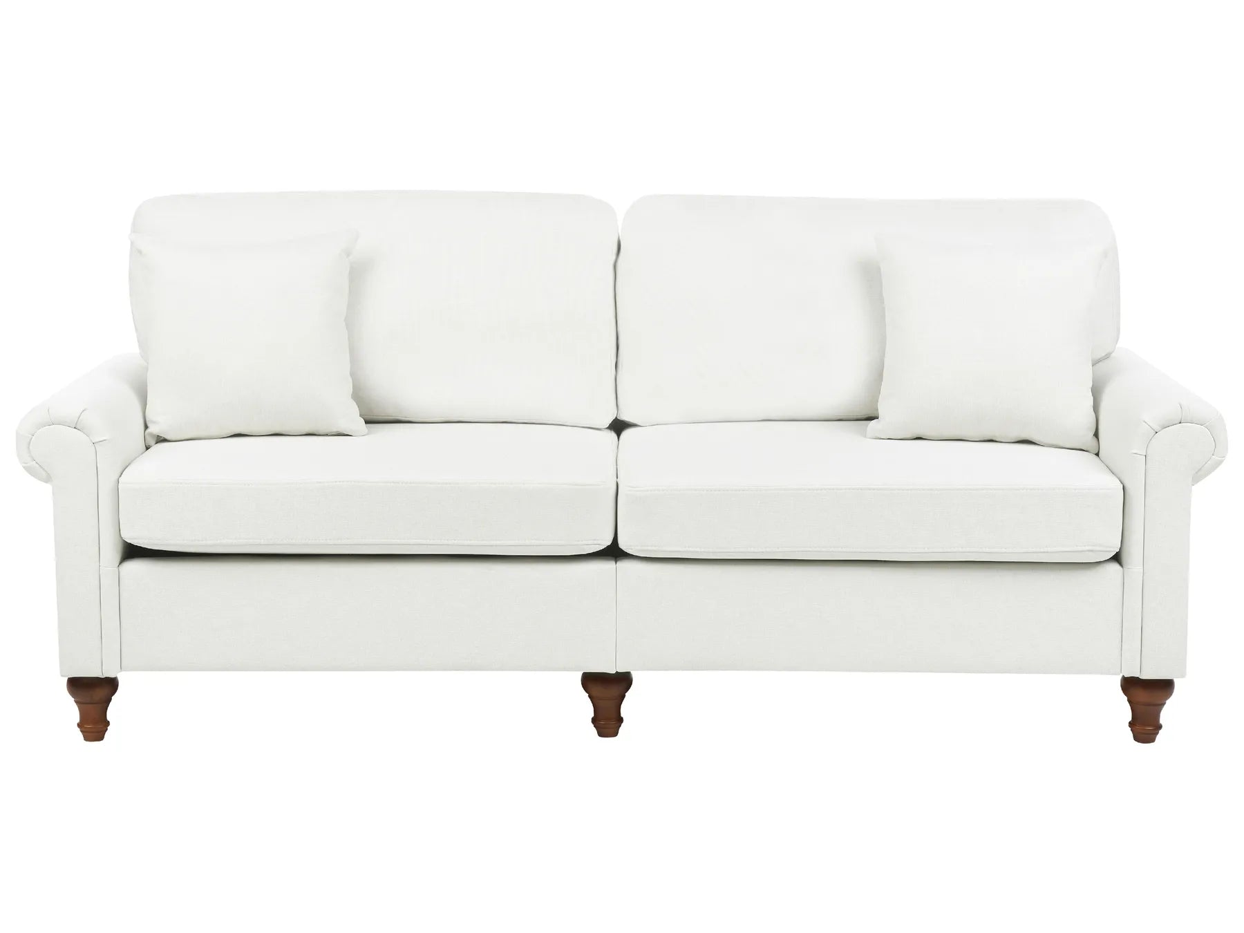 Living Room Set 5 Seater GINNERUP Fabric Off-White