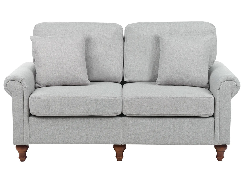 Sofa 2 Seater GINNERUP Fabric Light Grey