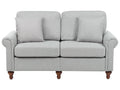 Sofa 2 Seater GINNERUP Fabric Light Grey