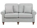 Sofa 2 Seater GINNERUP Fabric Light Grey
