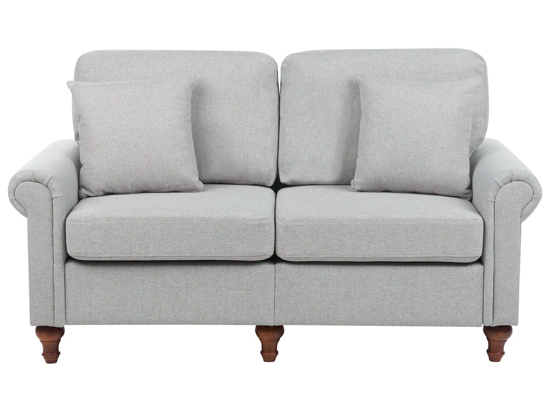 Sofa 2 Seater GINNERUP Fabric Light Grey