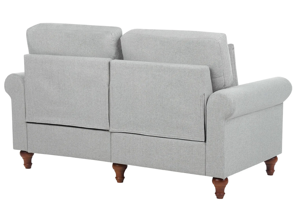 Sofa 2 Seater GINNERUP Fabric Light Grey