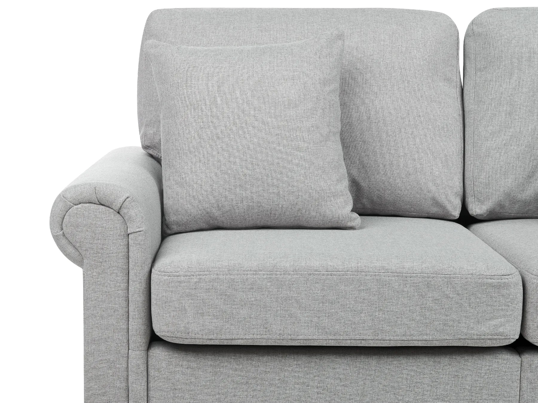 Sofa 2 Seater GINNERUP Fabric Light Grey