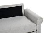 Sofa 2 Seater GINNERUP Fabric Light Grey