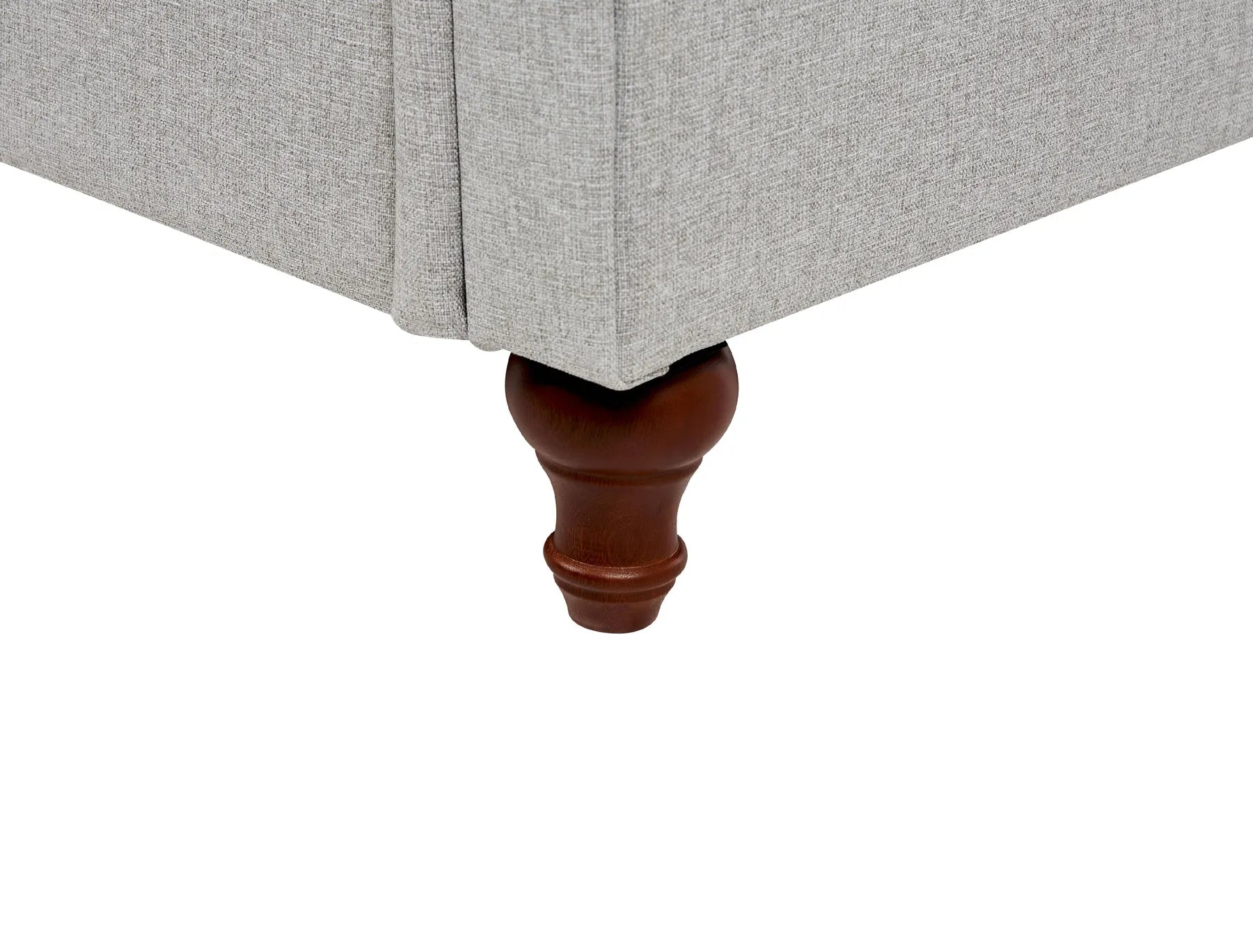 Sofa 2 Seater GINNERUP Fabric Light Grey