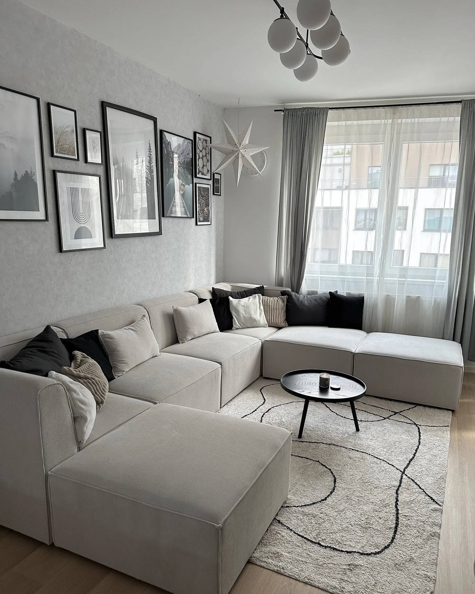 1-Seat Section LEMVIG Corduroy Off-White