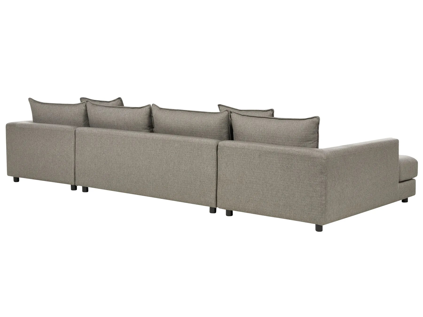 Corner Sofa 5 Seater LILVIKEN Fabric Taupe