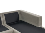 Corner Sofa 5 Seater LILVIKEN Fabric Taupe