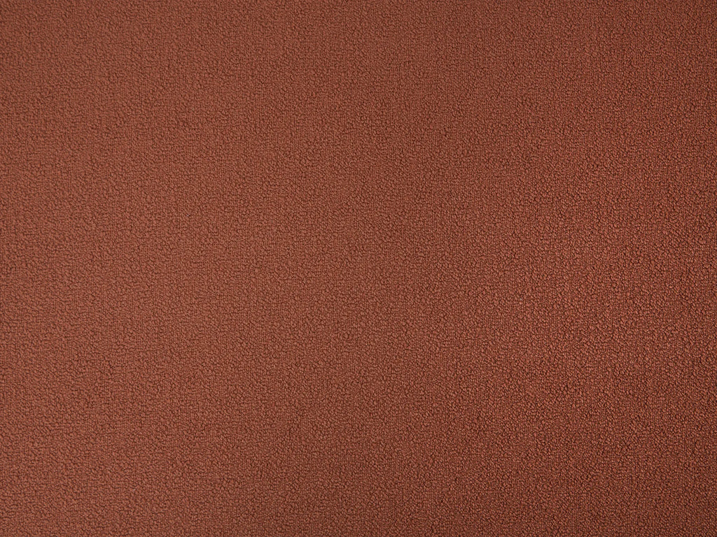 Right-Hand Chaise Lounge CHEVANNES Boucle Dark Red