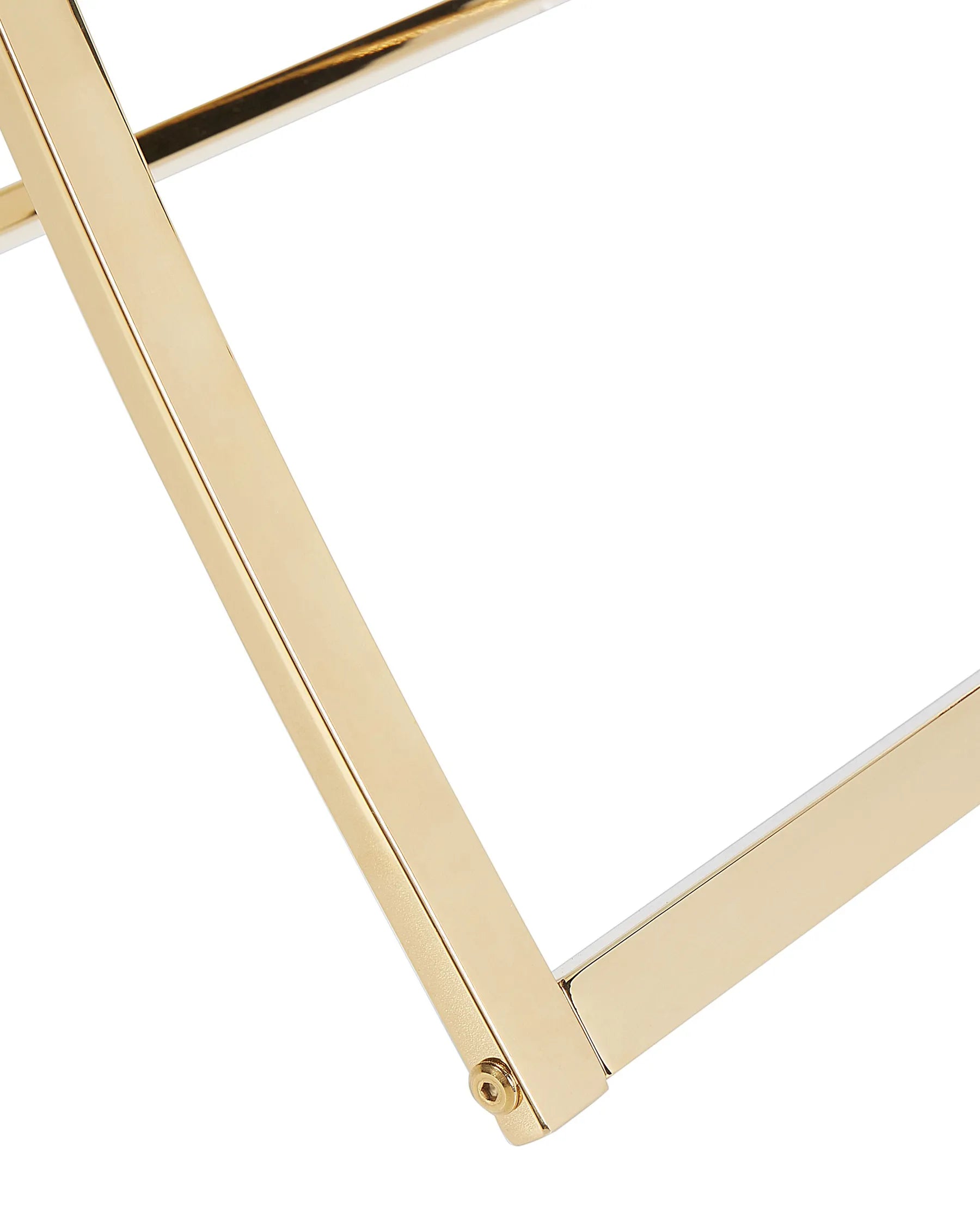 Console Table RINGGOLD Tempered Glass Gold