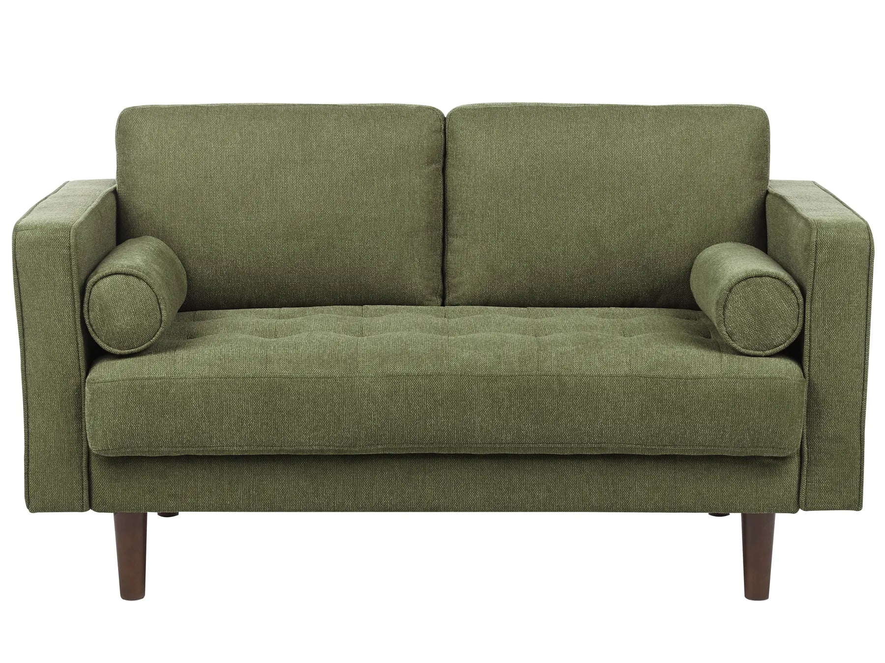 Living Room Set 3 Seater NURMO Fabric Dark Green