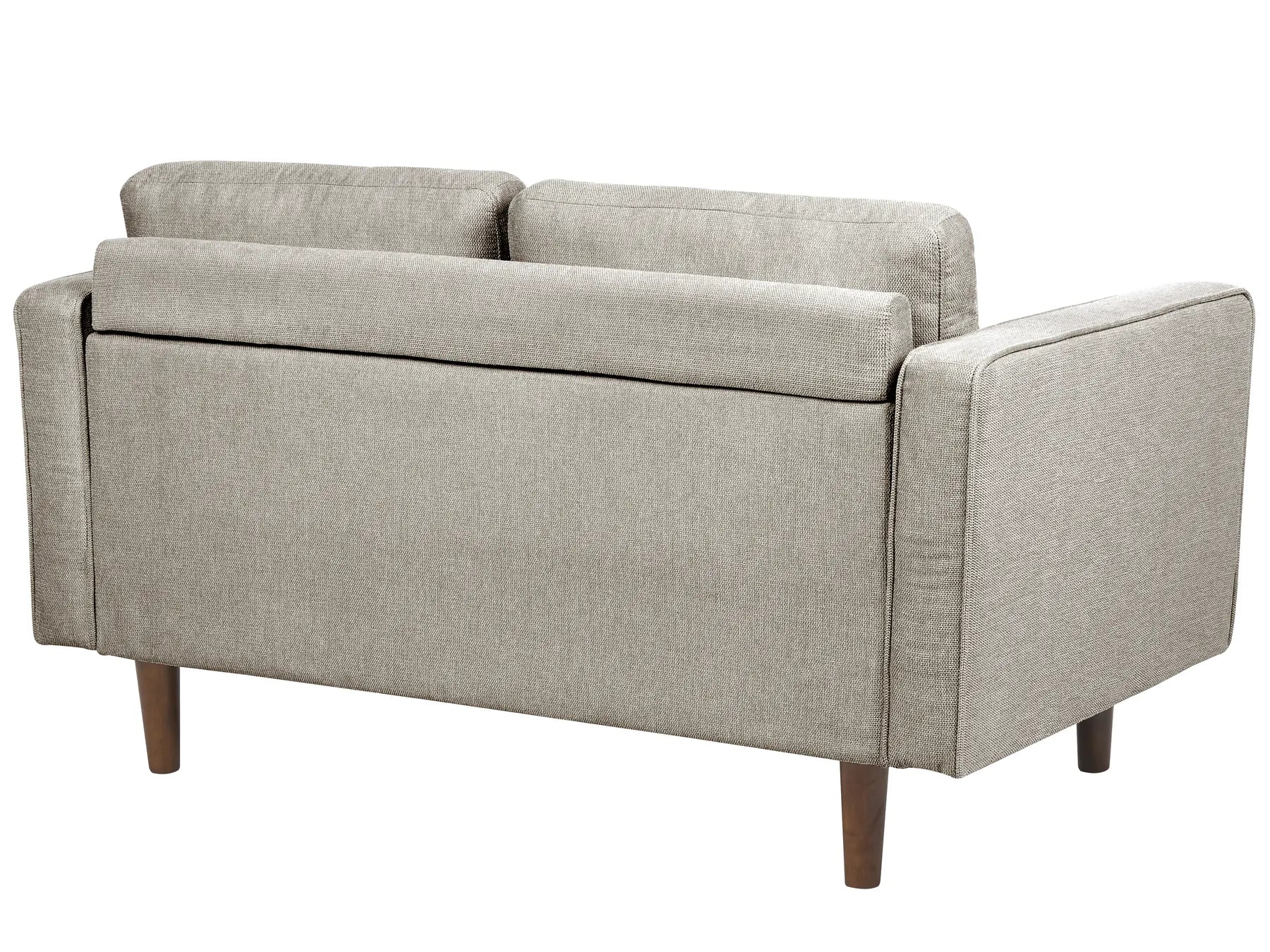 Living Room Set 3 Seater NURMO Fabric Taupe