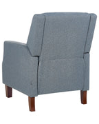 Recliner Chair EGERSUND With Footrest Fabric Dark Blue