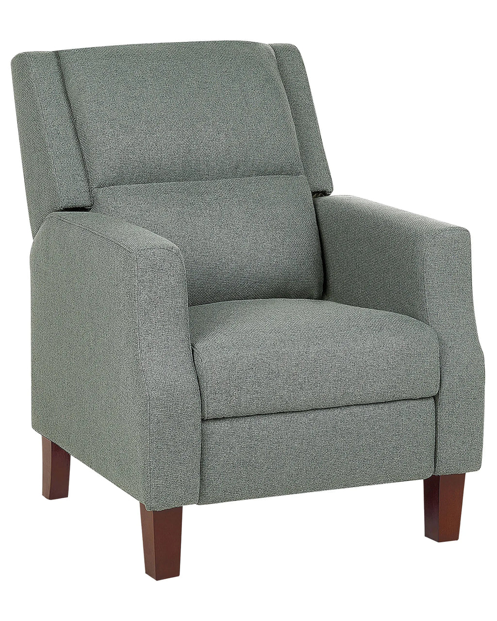 Recliner Chair EGERSUND With Footrest Fabric Light Green
