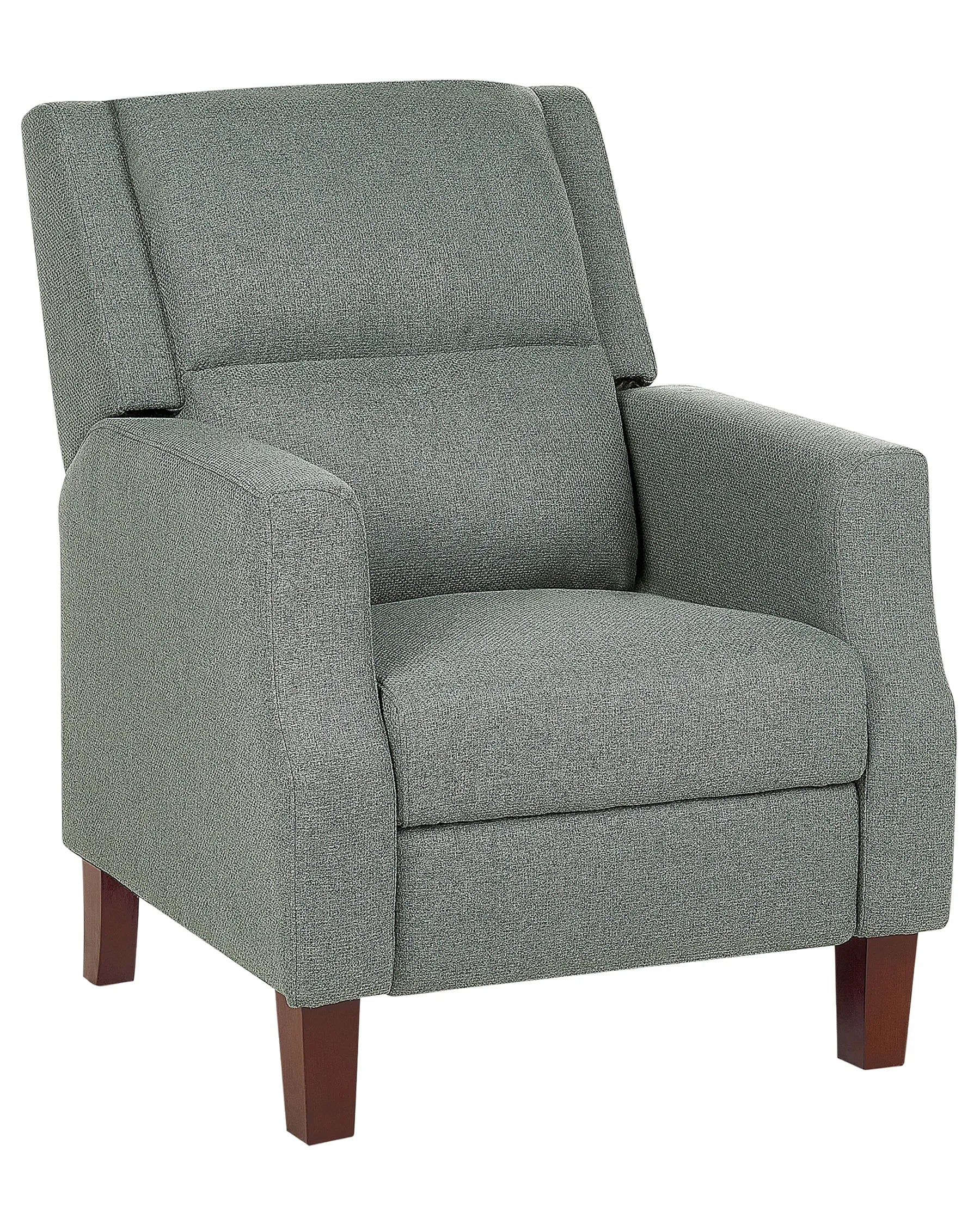 Recliner Chair EGERSUND With Footrest Fabric Light Green
