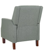 Recliner Chair EGERSUND With Footrest Fabric Light Green