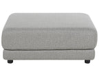 Ottoman SIGTUNA Fabric Light Grey