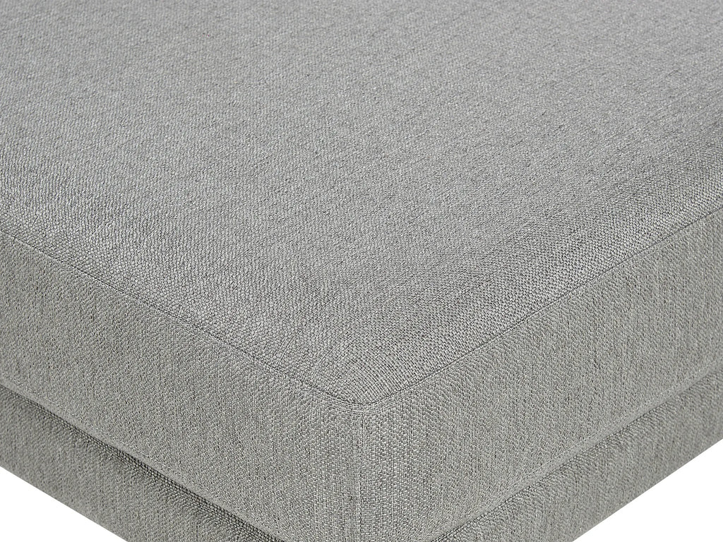 Ottoman SIGTUNA Fabric Light Grey