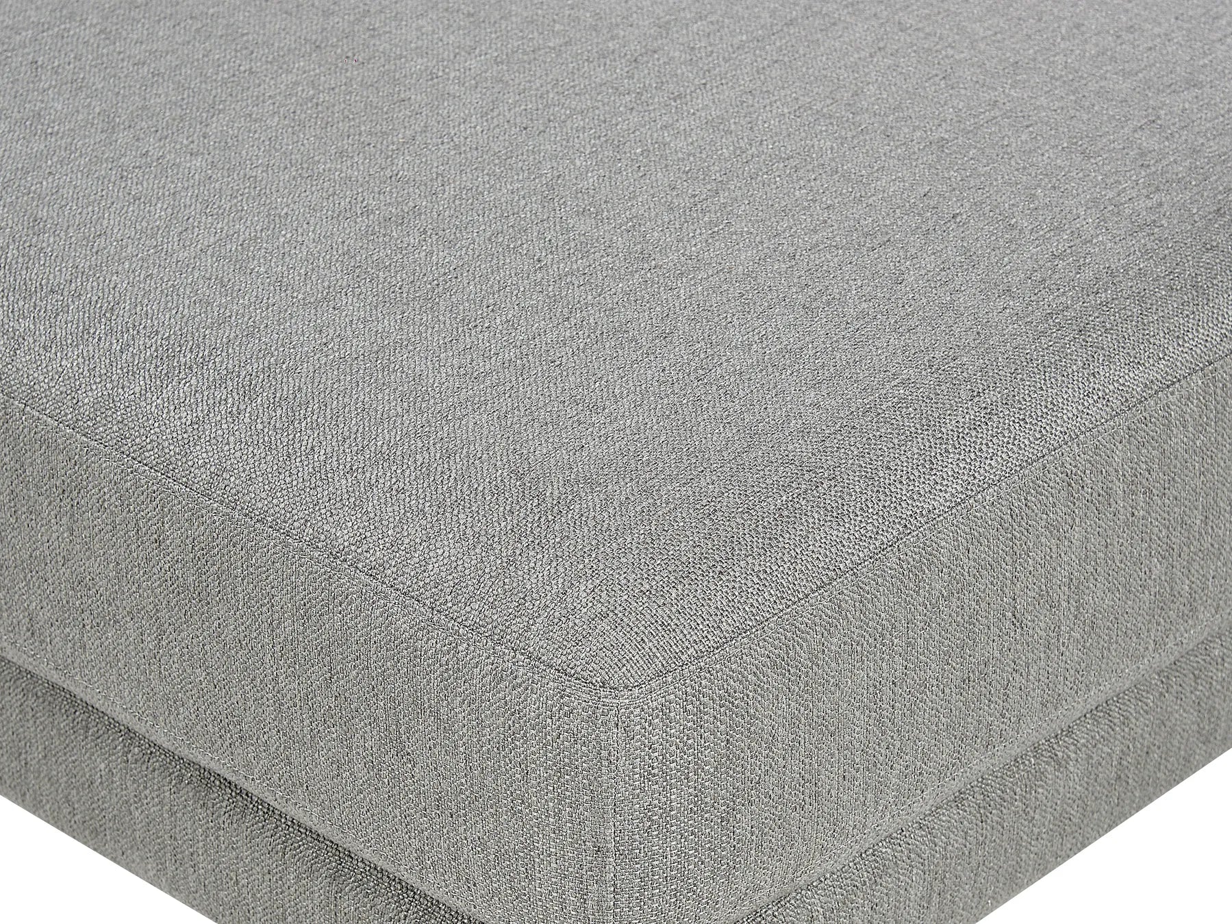 Ottoman SIGTUNA Fabric Light Grey