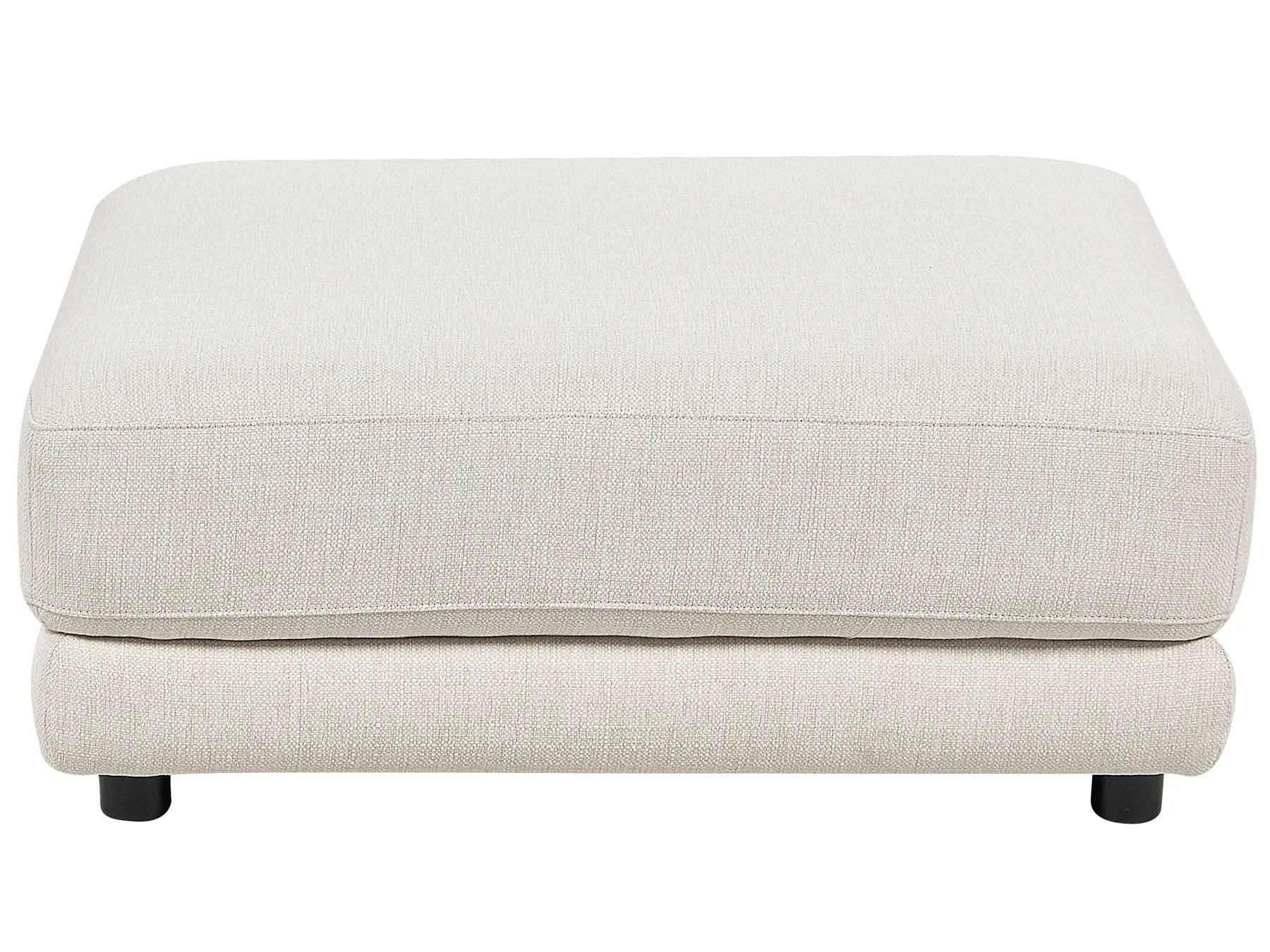 Sofa 3 Seater SIGTUNA Fabric Off-White with Ottoman