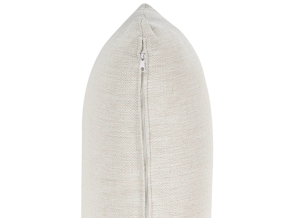 Sofa 3 Seater SIGTUNA Fabric Off-White with Ottoman