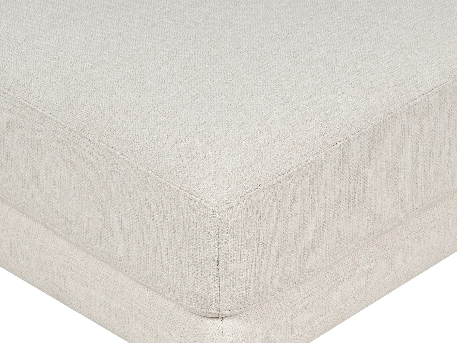 Ottoman SIGTUNA Fabric Off-White