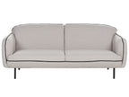 Sofa 3 Seater TONSBERG Fabric Light Grey with Ottoman