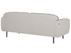 Sofa 3 Seater TONSBERG Fabric Light Grey with Ottoman