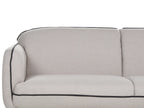 Sofa 3 Seater TONSBERG Fabric Light Grey with Ottoman