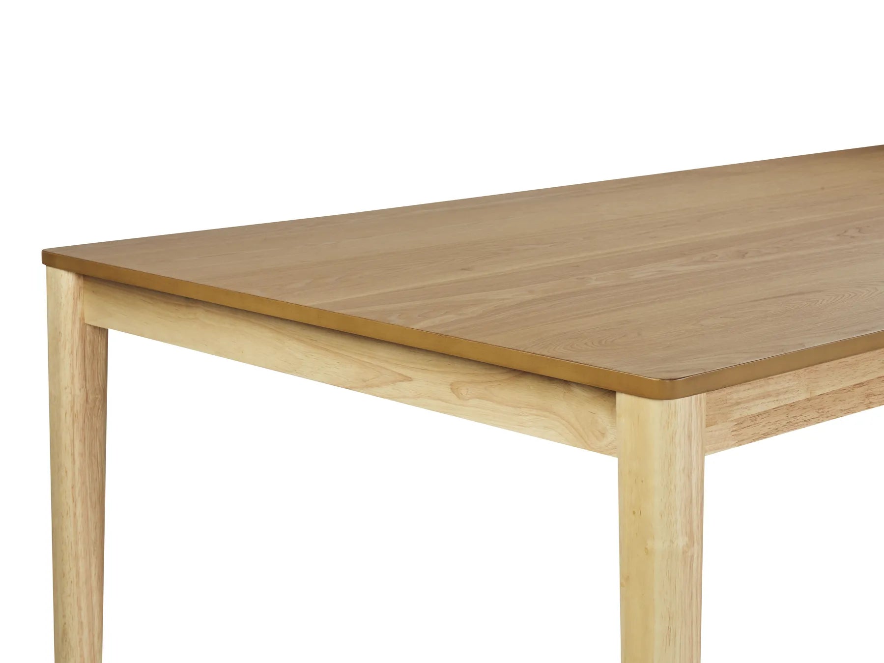 Dining Table ERMELO Natural Ash Wood 200 cm 100 cm
