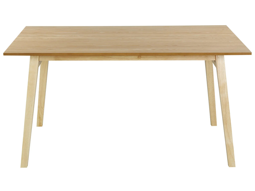 Dining Table VARLEY Natural Ash Wood 150 cm 90 cm
