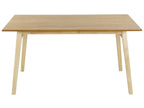 Dining Table VARLEY Natural Ash Wood 150 cm 90 cm