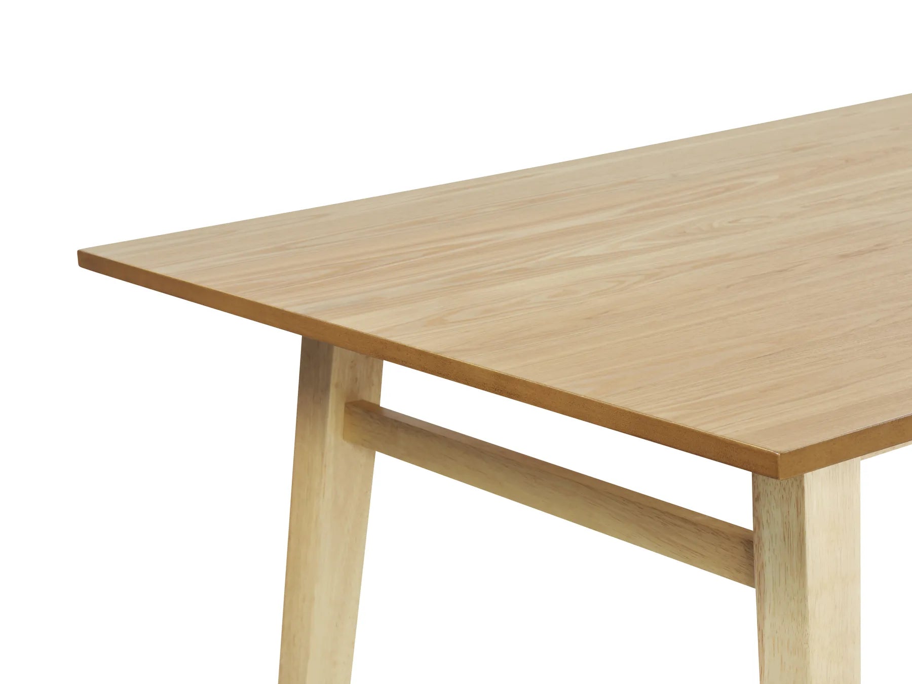 Dining Table VARLEY Natural Ash Wood 150 cm 90 cm
