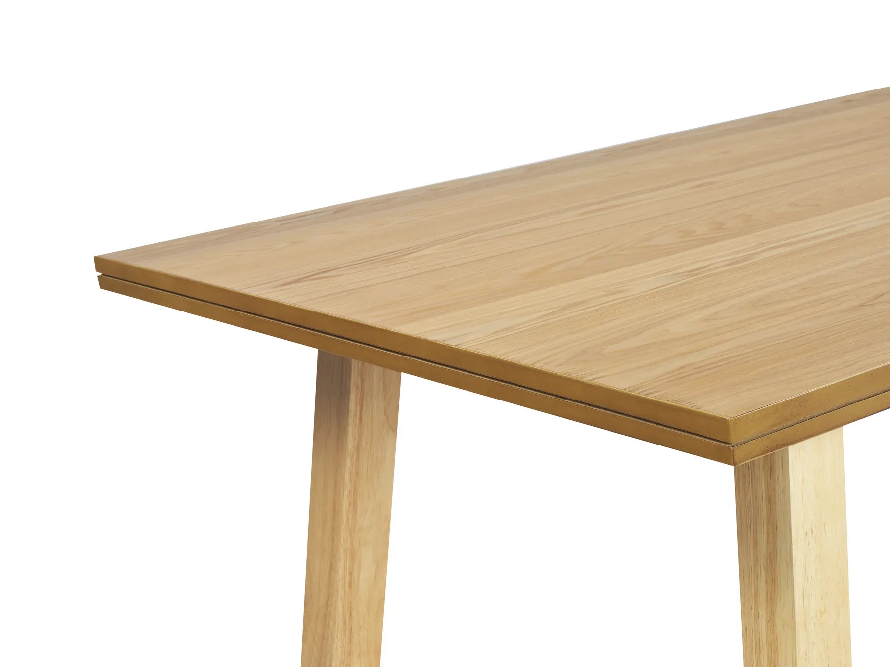 Dining Table BARNES Natural Ash Wood 160 cm 90 cm