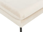 Ottoman VINTERBRO Velvet Light Beige