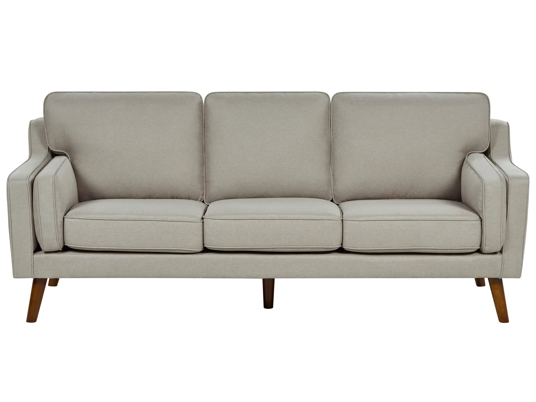 Sofa 3 Seater LOKKA Fabric Beige