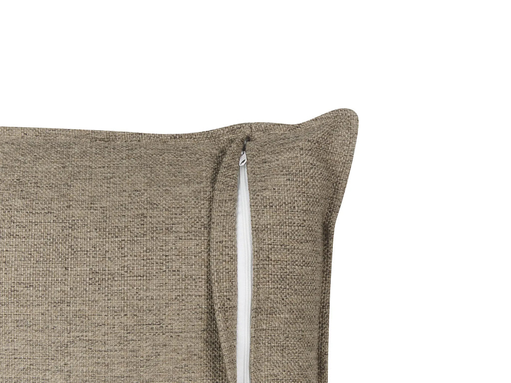 Sofa Bed 3 Seater KRAMA Fabric Brown with Storage