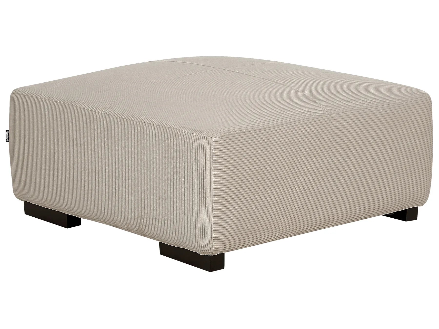Ottoman LUNGO Corduroy Beige